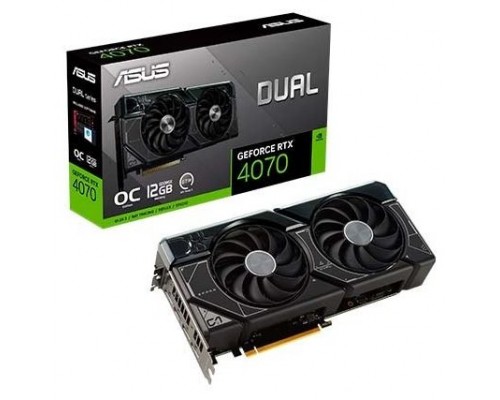 ASUS Dual -RTX4070-O12G NVIDIA GeForce RTX 4070 12 GB GDDR6X (Espera 4 dias)