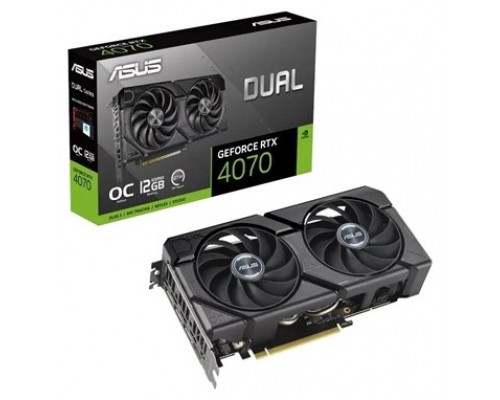 VGA ASUS DUAL GEFORCE RTX4070 EVO OC EDITION 12GB GDDR6X (Espera 4 dias)