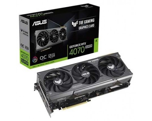 ASUS TUF Gaming TUF-RTX4070S-O12G-GAMING NVIDIA GeForce RTX 4070 SUPER 12 GB GDDR6X (Espera 4 dias)