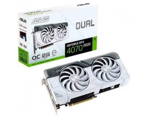 ASUS VGA NVIDIA DUAL RTX 4070 SUPER O12G WHITE 12G