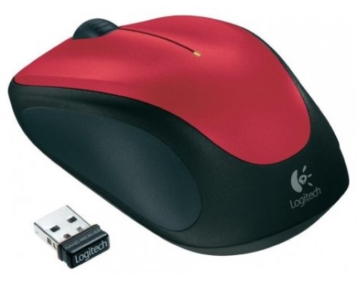 MOUSE LOGITECH WIRELESS M235 RED, NANO RECEPTOR