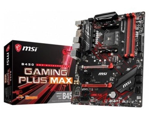 PLACA BASE MSI B450 GAMING PLUS MAX AM4 ATX 4XDDR4