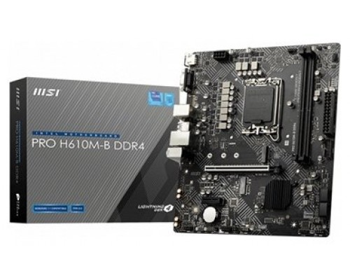 PLACA BASE MSI PRO H610M-B 1700 MATX 2XDDR4