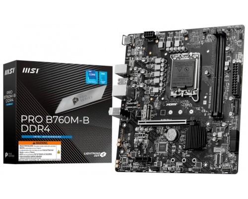 MSI Placa Base PRO B760M-B DDR4  mATX LGA1700