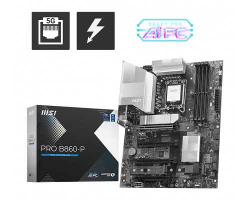 MSI Placa Base PRO B860-P ATX DDR5 1851