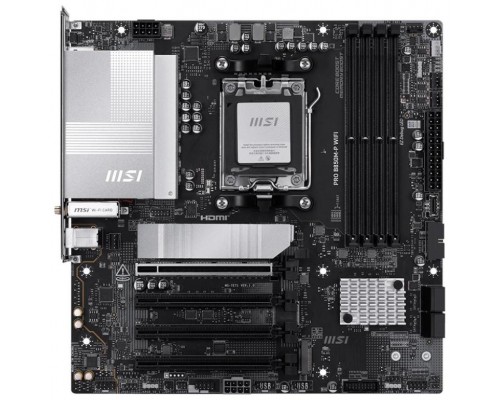PLACA MSI PRO B850M-P WIFI,AMD,AM5,B850,4DDR5,256GB,1HDMI+1DP,4SATA3+3M.2,5GBLAN+WIFI7+BT5.4,7USB3.2,MATX (Espera 4 dias)