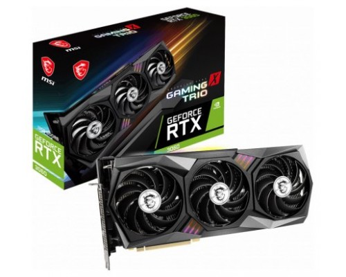 MSI GeForce RTX 3060 GAMING X TRIO 12G NVIDIA 12 GB GDDR6 (Espera 4 dias)