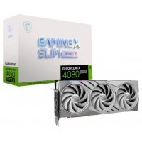 VGA MSI RTX 4080 SUPER 16G GAMING X SLIM WHITE,NV,RTX4080SUPER,16GB,GDDR6X,256BIT,3DP+1HDMI,TORX FAN 4.0,3 VENTILADORES (Espera 4 dias)