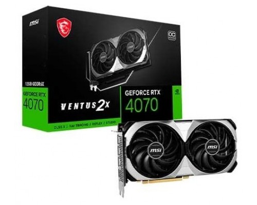 MSI GeForce RTX 4070 VENTUS 2X E 12G OC NVIDIA 12 GB GDDR6X (Espera 4 dias)