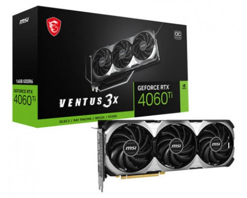 MSI VGA NVIDIA RTX 4060 Ti VENTUS 3X 16G OC