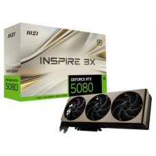 MSI GEFORCE RTX 5080 16G INSPIRE 3X OC tarjeta gráfica NVIDIA 16 GB GDDR7 (Espera 4 dias)