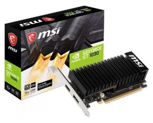 MSI GeForce GT 1030 2GHD4 LP OC (Espera 4 dias)