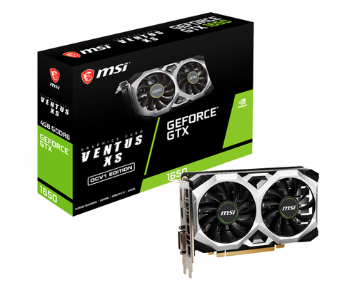 VGA  PCI-EX NVIDIA MSI GTX1650 4GB DDR6 HDMI DVI DP