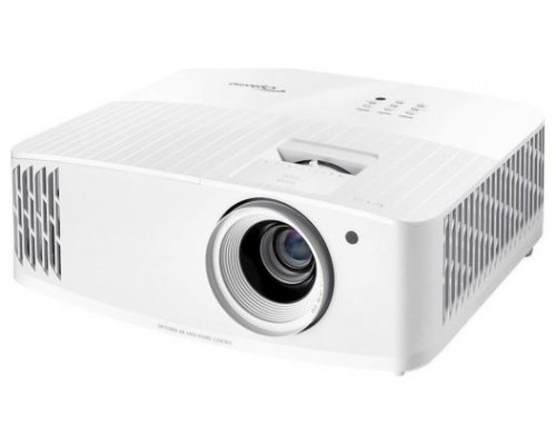 Optoma EH338 videoproyector Proyector de alcance estándar 3800 lúmenes ANSI DLP 1080p (1920x1080) 3D Plata (Espera 4 dias)