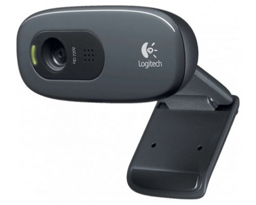 Logitech C270 WebCam HD 720p 3Mpx USB Negra