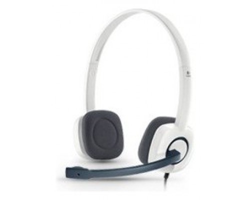 LOGITECH Auriculares con microfono headset h150 blanco