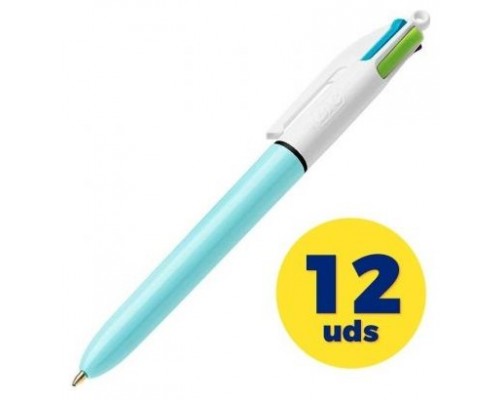 BOLIGRAFO BIC 4 COLOURS FUN 12U