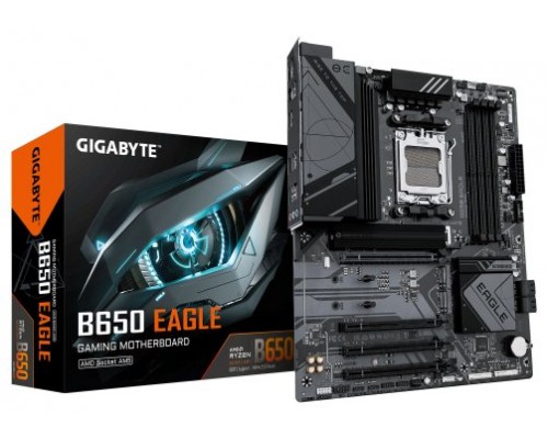 PLACA GIGABYTE B650 EAGLE,AMD,AM5,B650,4DDR5,256GB,HDMI+DP,4SATA3+3M.2,GBLAN,4USB3.2+2TYPE-C,ATX (Espera 4 dias)