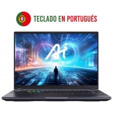 GIGABYTE AORUS 16X ASG-53PTC54SH ordenador portatil Intel® Core™ i7 i7-14650HX Portátil 40,6 cm (16") WQXGA 16 GB DDR5-SDRAM 1 TB SSD NVIDIA GeForce RTX 4070 Wi-Fi 7 (802.11be) Windows 11 Home Portugués Gris (Espera 4 dias)