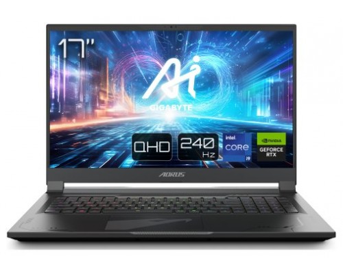 AORUS 17X AZF-D5ES665SH ordenador portatil Portátil 43,9 cm (17.3") Quad HD Intel® Core™ i9 i9-13980HX 32 GB DDR5-SDRAM 2 TB SSD NVIDIA GeForce RTX 4070 Wi-Fi 6E (802.11ax) Windows 11 Home Negro (Espera 4 dias)