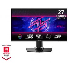 MSI MONITOR. MPG 274URF QD. 27" (69CM). IPPS UHD. 3840X2160 UHD.160HZ. NEGRO (Espera 4 dias)