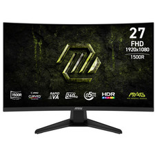MSI MONITOR MAG 275CF X24. 27" RAPID VA CURVE 1500R. 1920x1080 . 240HZ. NEGRO (Espera 4 dias) MSI MONITOR MAG 275CF X24. 27" RAPID VA CURVE 1500R. 1920x1080 . 240HZ. NEGRO (Espera 4 dias)