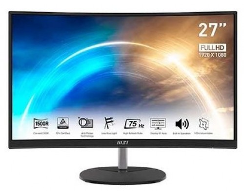 MSI MP271CA Monitor 27"FHD 1ms HDMI DP MM curv