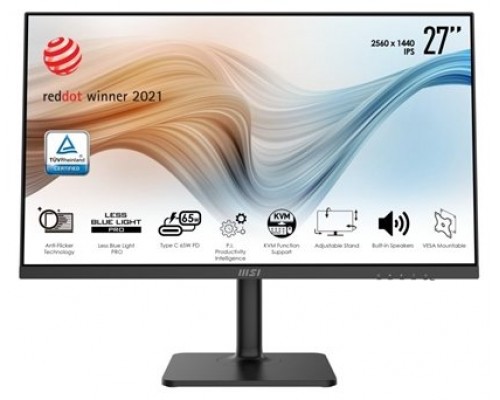 MSI MD272QP Monitor 27" IPS WQHD HDMI USB-C MM AA