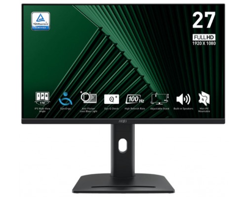 MSI MP275PG Monitor 27"100h VGA HDMI DP  MM AA