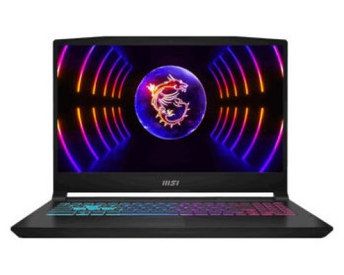 MSI PORTATIL KATANA A15 AI B8VG-428XES KATANA A15 AI B8VG (RTX 4070, GDDR6 8GB). 15.6" FHD (1920*1080), 144HZ. RYZEN 9-8940H. RTX 4070, GDDR6 8GB. DDR5 16GB*2. 1TB NVME PCIE SSD W/O DRAM. SIN S.O. (Espera 4 dias)