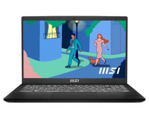 MSI Modern 15 B7M-247XES 7730U Portátil 39,6 cm (15.6") Full HD AMD Ryzen™ 7 16 GB DDR4-SDRAM 512 GB SSD Wi-Fi 6E (802.11ax) Negro (Espera 4 dias)