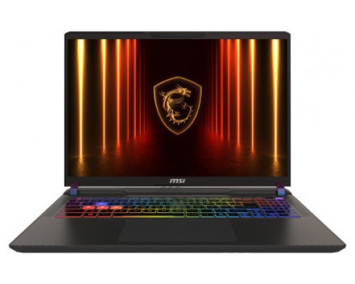 MSI Vector 16 HX AI A2XWFG-032XES Intel Core Ultra 9 275HX Portátil 40,6 cm (16") Quad HD+ 32 GB DDR5-SDRAM 2 TB SSD NVIDIA GeForce RTX 5060 Wi-Fi 7 (802.11be) FreeDOS Gris (Espera 4 dias)