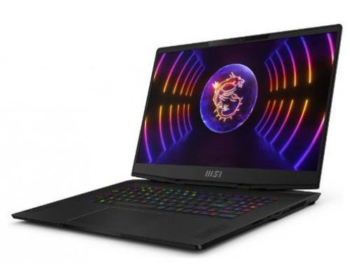 MSI PORTATIL STEALTH 17STUDIO A13VH-031ES. 17.3" QHD (2560*1440), 240HZ. I7-13700H. RTX 4080, GDDR6 12GB. DDR5 16GB*2. 1TB PCIE SSD. W11 HOME (Espera 4 dias)