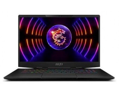 MSI Stealth 17 Studio A13VI-091XES i9-13900H Portátil 43,9 cm (17.3") 4K Ultra HD Intel® Core™ i9 32 GB DDR5-SDRAM 1 TB SSD NVIDIA GeForce RTX 4090 Wi-Fi 6E (802.11ax) Negro (Espera 4 dias)