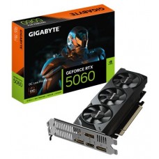 GIGABYTE GeForce RTX 5060 OC Low Profile 8G Tarjeta Gráfica - 8GB GDDR7, 128bit, PCI-E 5.0, 2512 MHz Frecuencia del núcleo, 3 x DisplayPort, 1 x HDMI, GV-N5060OC-8GL (Espera 4 dias)