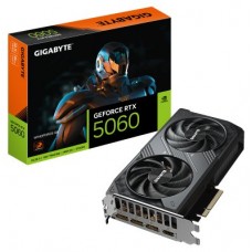GIGABYTE GeForce RTX 5060 WINDFORCE 8G Tarjeta Gráfica - 8GB GDDR7, 128bit, PCI-E 5.0, 2497 MHz Frecuencia del núcleo, 3 x DisplayPort, 1 x HDMI, GV-N5060WF2-8GD (Espera 4 dias)