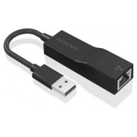 CONVERSOR USB 3.0 A ETHERNET GIGABIT NEGRO 15CM AISENS