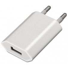 AISENS - MINI CARGADOR USB, 5V/1A, BLANCO
