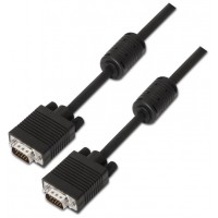 CABLE SVGA FERRITA HDB15M-HDB15M NEGRO 10M AISENS