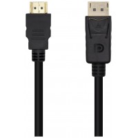 CABLE CONVERSOR DISPLAYPORT A HDMI DPM-HDMI AM NEGRO