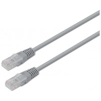 AISENS - CABLE DE RED LATIGUILLO RJ45 CAT.6 UTP AWG24, GRIS, 20M