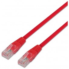 CABLE RED LATIGUILLO RJ45 CAT.6 UTP AWG24 ROJO 1.0M
