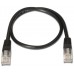 AISENS - CABLE DE RED LATIGUILLO RJ45 CAT.6 UTP AWG24, NEGRO, 3.0M