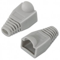 FUNDA RJ45 CAT 6 (BOLSA 10 UNIDADES) AISENS GRIS