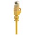 AISENS - CABLE DE RED LATIGUILLO RJ45 LSZH CAT.6A 500 MHZ UTP AWG24, AMARILLO, 30CM