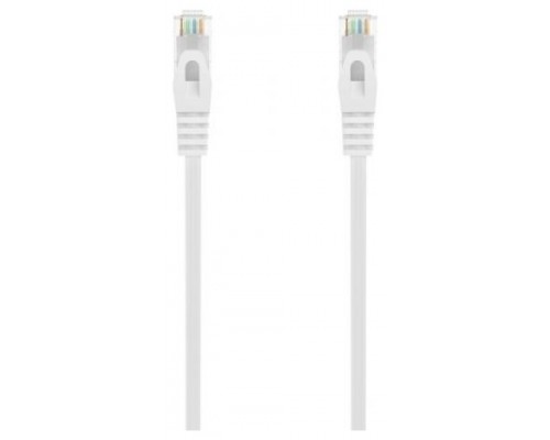 AISENS - CABLE DE RED LATIGUILLO RJ45 LSZH CAT.6A 500 MHZ UTP AWG24, BLANCO, 1.0M