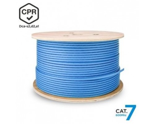 AISENS - Cable de Red RJ45 LSZH CPR Dca CAT.7 600 MHZ S/FTP AWG23, AZUL, 500M