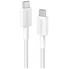 CABLE ANKER 322 USB-C A USB-C 0,9M 60W BLANCO