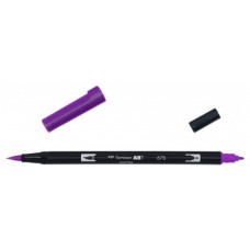 ROTULADOR DOBLE PUNTA PINCEL COLOR ROYAL PURPLE TOMBOW ABT-676 (Espera 4 dias)