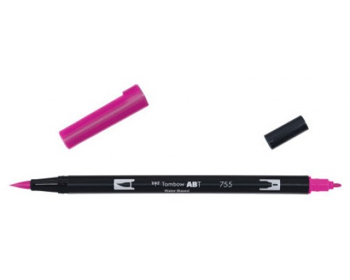 ROTULADOR DOBLE PUNTA PINCEL DUAL BRUSH-755 - COLOR RUBINE RED. TOMBOW ABT-755 (Espera 4 dias)